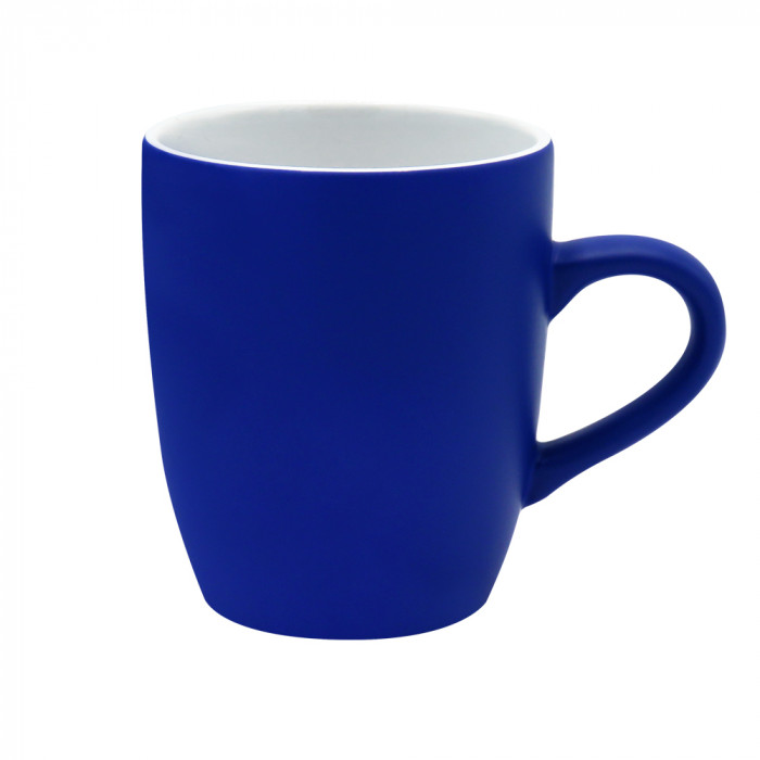 Кружка New Aurora Soft, софт тач, темно-синяя