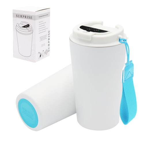 Белый-бирюзовый