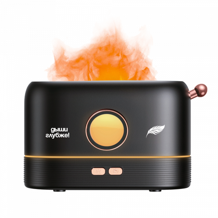 Светодиодный USB увлажнитель Milfire, черный