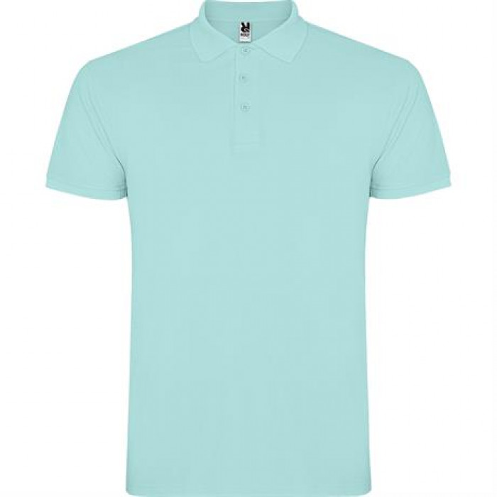 Футболка поло STAR мужская, МЯТНЫЙ ЗЕЛЕНЫЙ 2XL