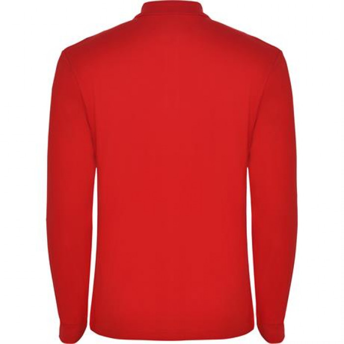 Футболка поло ESTRELLA L/S мужская, КРАСНЫЙ 2XL