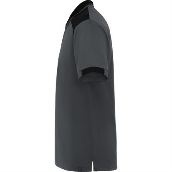 Футболка поло SAMURAI мужская, СВИНЦОВЫЙ/ЧЕРНЫЙ 2XL