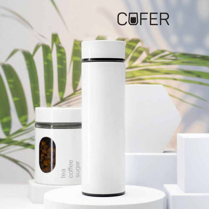 Термос Reactor с датчиком температуры (белый)