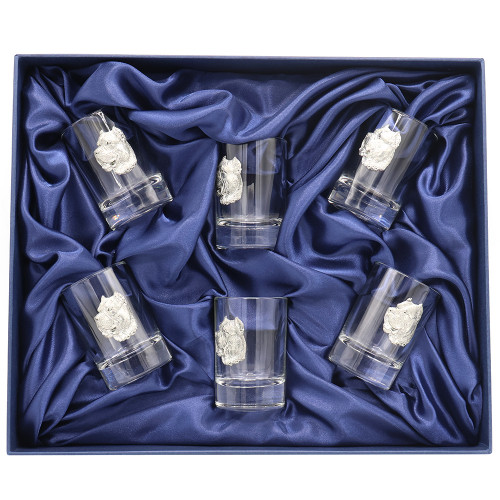 Новогодний набор стопок для водки &quot;Друг человека&quot; 6176