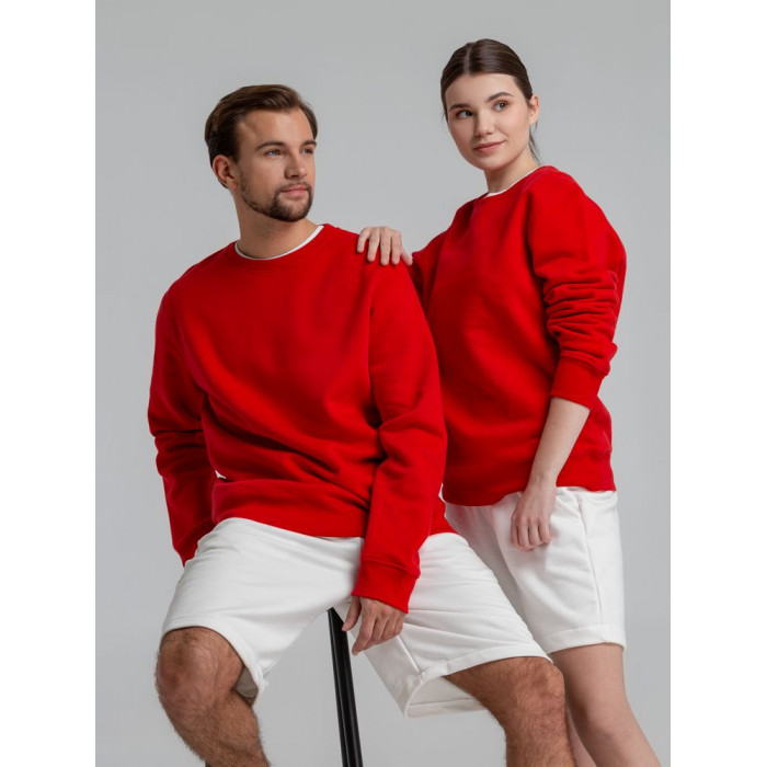 Свитшот унисекс King, красный, размер XXL