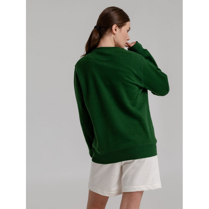 Свитшот унисекс King, темно-зеленый, размер XS