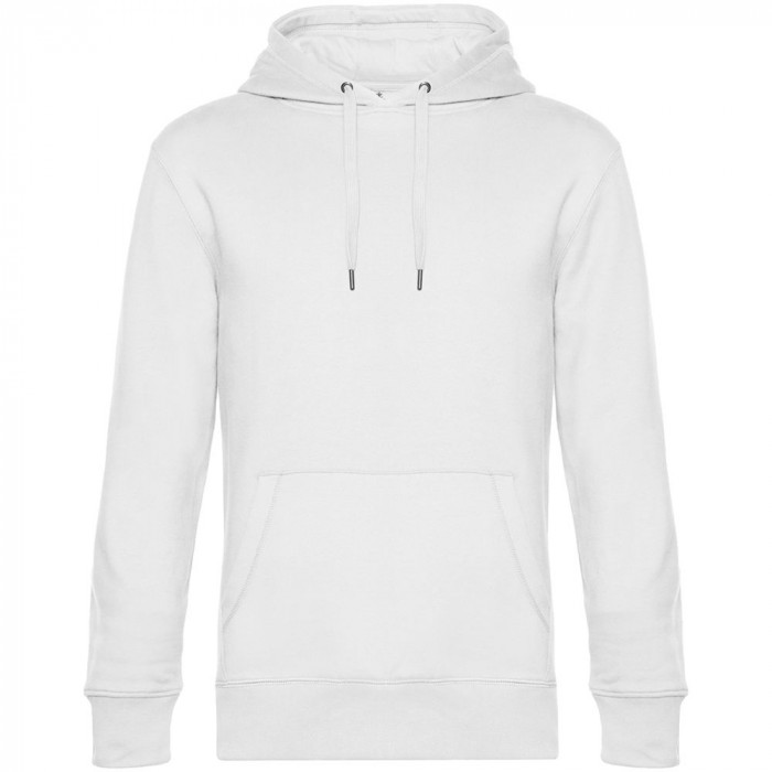Толстовка с капюшоном унисекс King, белая