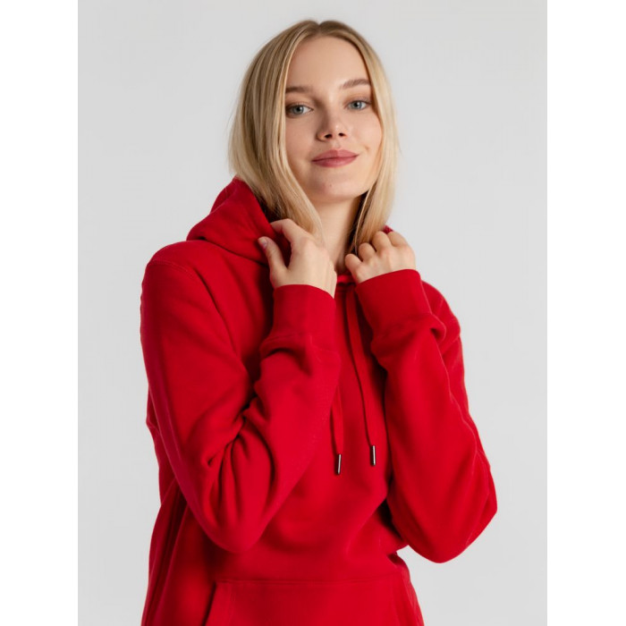 Толстовка с капюшоном унисекс King, красная, размер 3XL