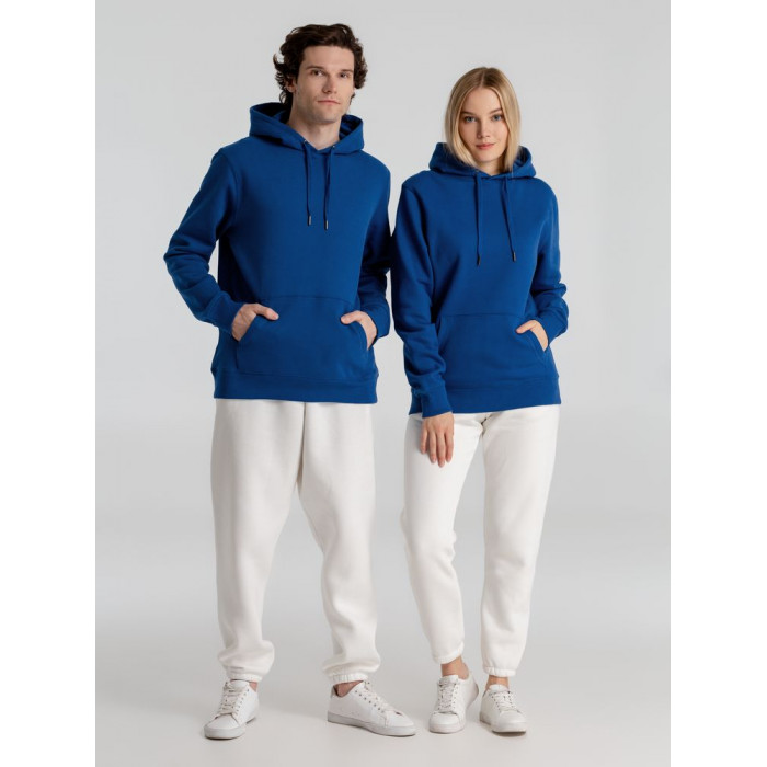 Толстовка с капюшоном унисекс King, ярко-синяя, размер 3XL