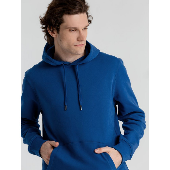 Толстовка с капюшоном унисекс King, ярко-синяя, размер 3XL