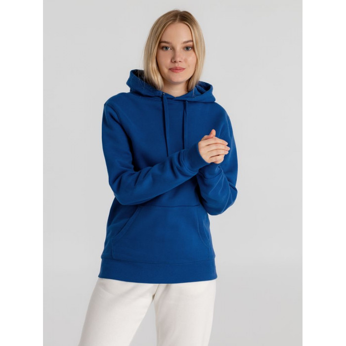 Толстовка с капюшоном унисекс King, ярко-синяя, размер 3XL