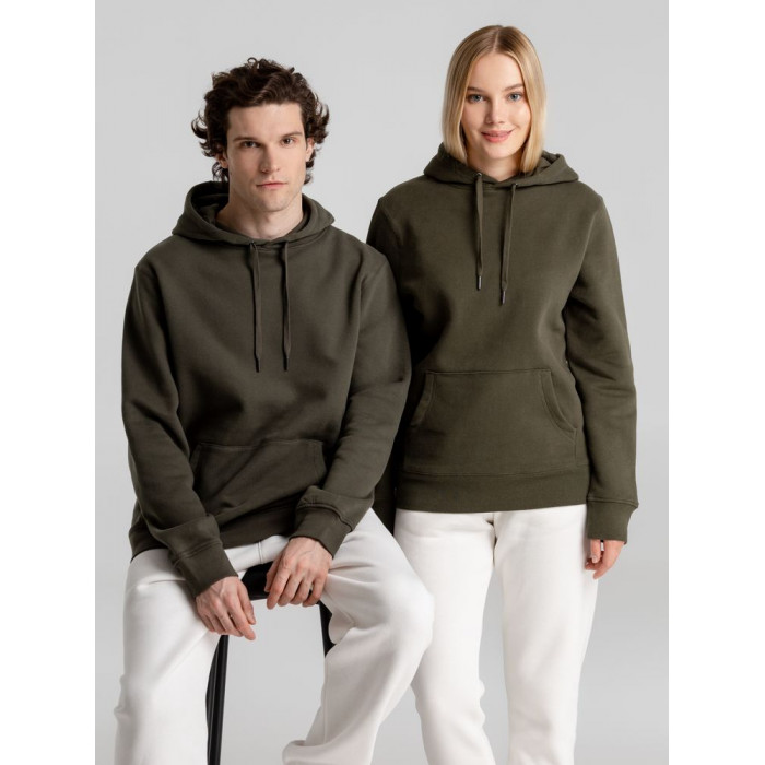 Толстовка с капюшоном унисекс King, хаки, размер 3XL