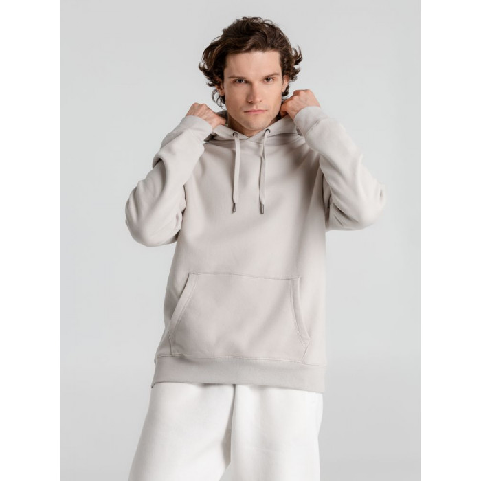 Толстовка с капюшоном унисекс King, дымчато-серая, размер 3XL