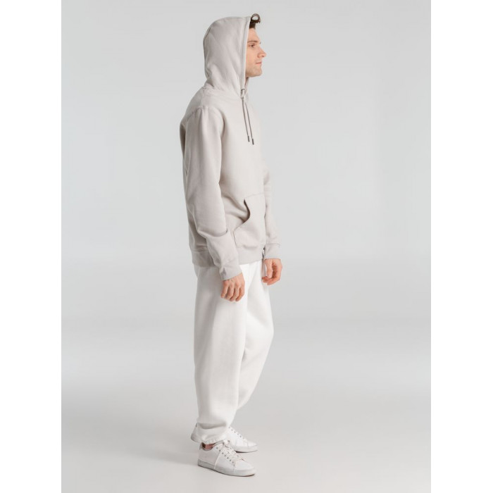 Толстовка с капюшоном унисекс King, дымчато-серая, размер 3XL