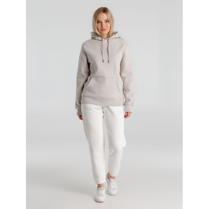 Толстовка с капюшоном унисекс King, дымчато-серая, размер 3XL