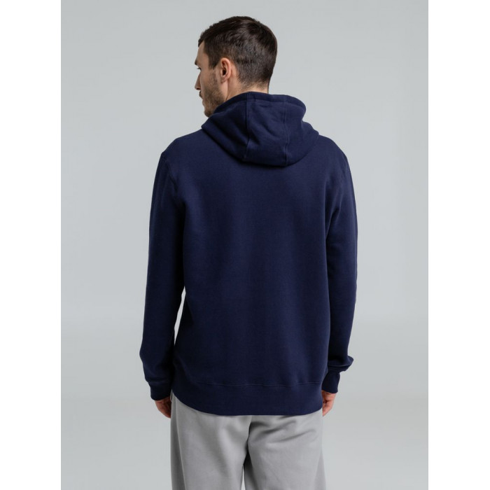 Толстовка на молнии с капюшоном унисекс King, темно-синяя, размер 3XL