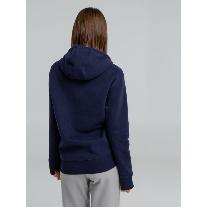 Толстовка на молнии с капюшоном унисекс King, темно-синяя, размер 3XL