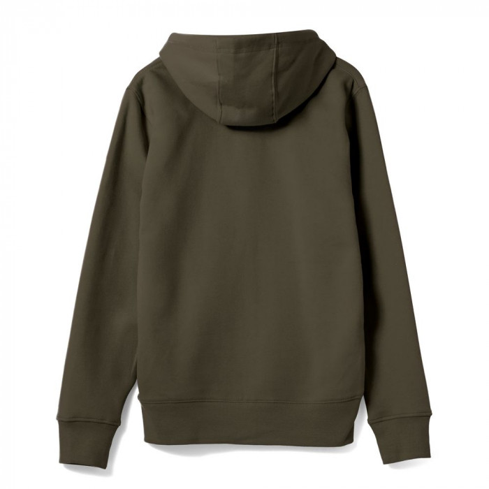 Толстовка на молнии с капюшоном унисекс King, хаки, размер XS