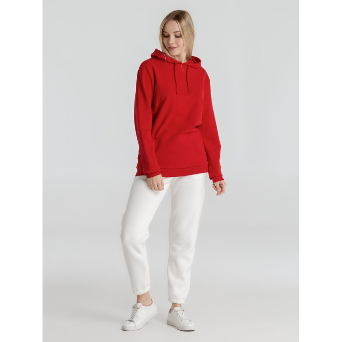 Толстовка с капюшоном унисекс Hoodie, красная, размер 4XL