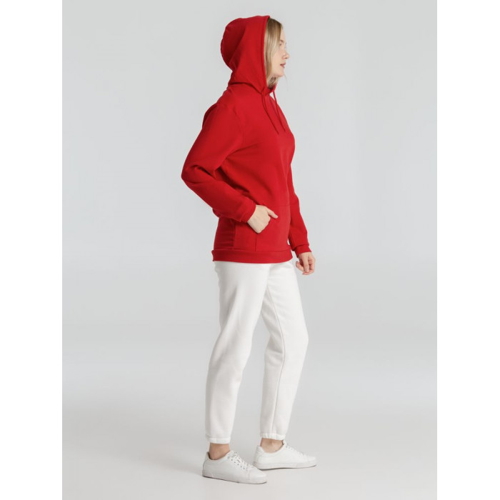Толстовка с капюшоном унисекс Hoodie, красная, размер 4XL