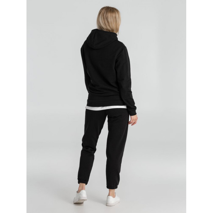 Толстовка с капюшоном унисекс Hoodie, черная, размер 4XL