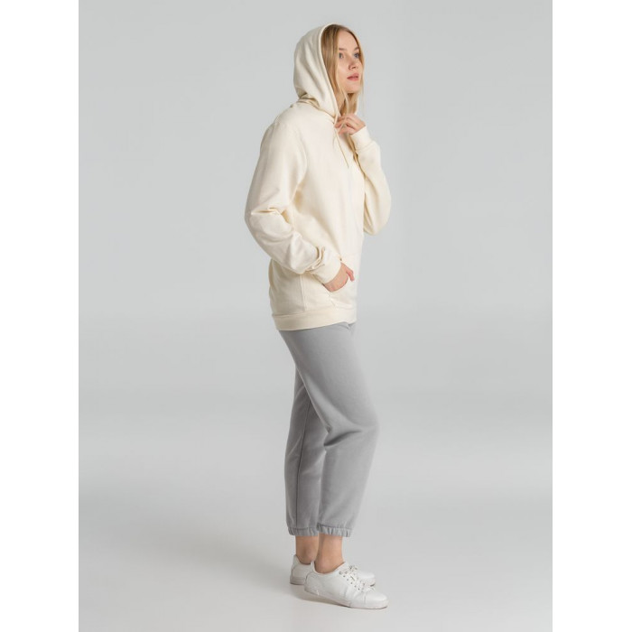 Толстовка с капюшоном унисекс Hoodie, светло-желтая, размер 3XL