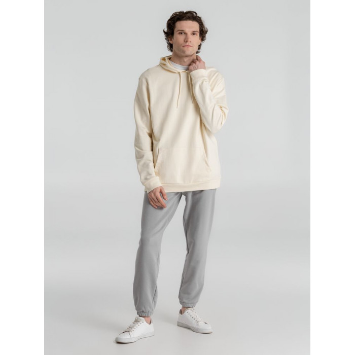 Толстовка с капюшоном унисекс Hoodie, светло-желтая, размер 3XL