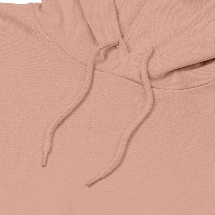 Толстовка с капюшоном унисекс Hoodie, бежевая (nude), размер XS