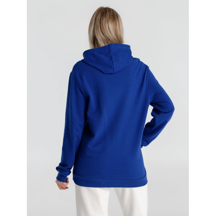 Толстовка с капюшоном унисекс Hoodie, ярко-синяя, размер 3XL