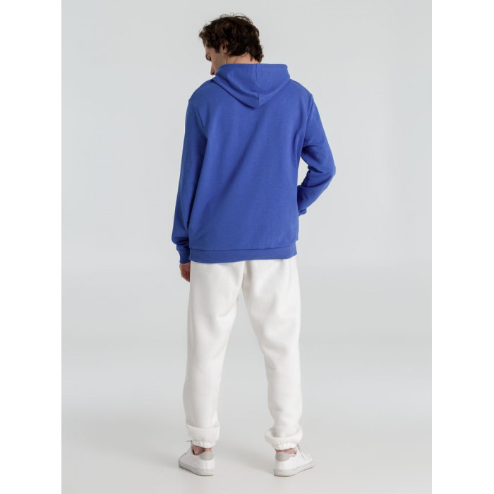 Толстовка с капюшоном унисекс Hoodie, ярко-синий меланж, размер 3XL