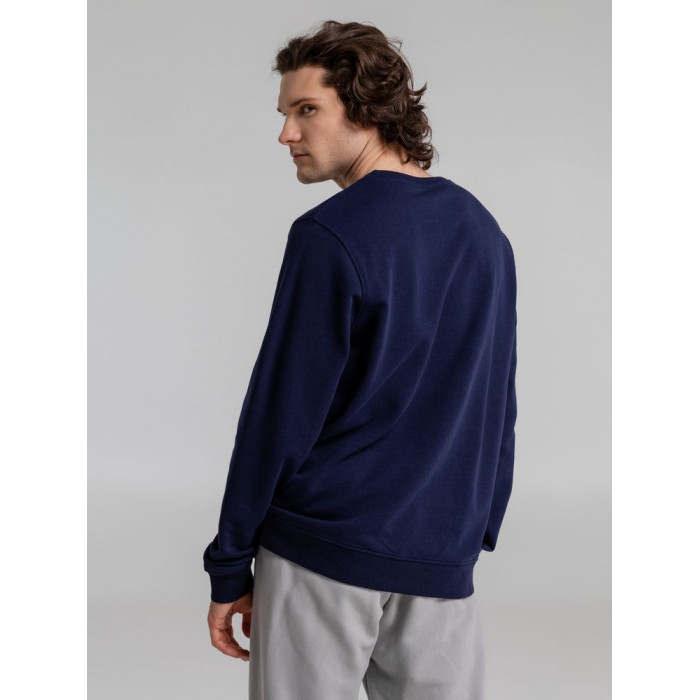 Свитшот унисекс BNC Inspire (Organic), темно-синий, размер 3XL