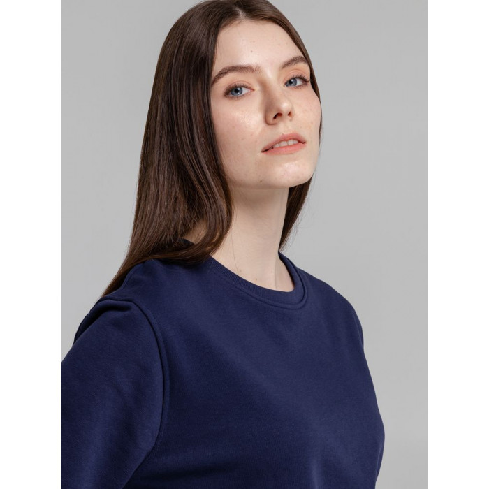 Свитшот унисекс BNC Inspire (Organic), темно-синий, размер 3XL