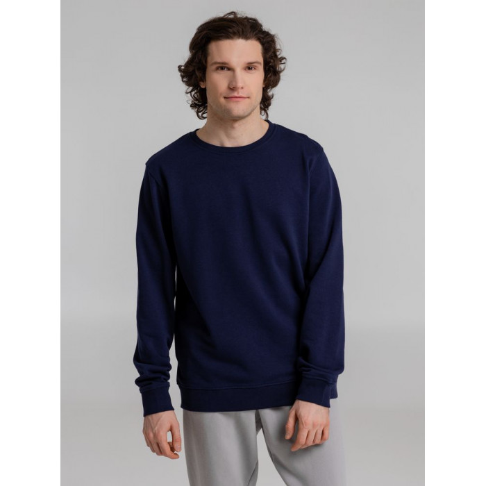 Свитшот унисекс BNC Inspire (Organic), темно-синий, размер 3XL