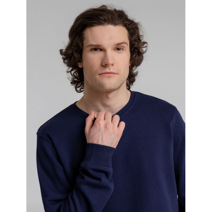 Свитшот унисекс BNC Inspire (Organic), темно-синий, размер 3XL