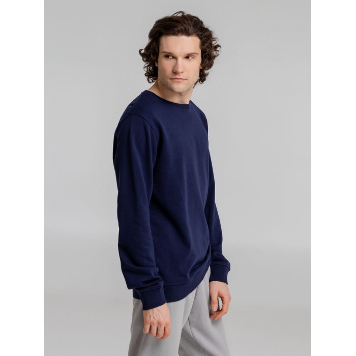 Свитшот унисекс BNC Inspire (Organic), темно-синий, размер 3XL