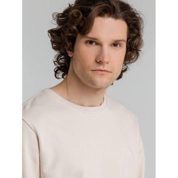 Свитшот унисекс BNC Inspire (Organic), молочно-белый, размер 3XL