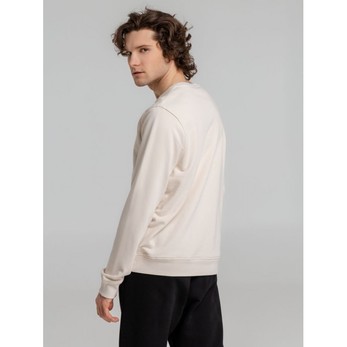 Свитшот унисекс BNC Inspire (Organic), молочно-белый, размер 3XL