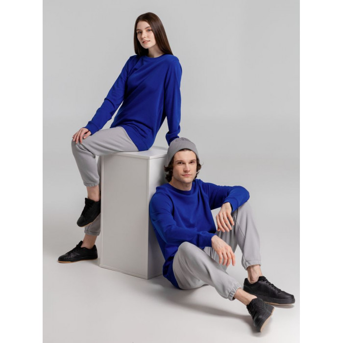 Свитшот унисекс BNC Inspire (Organic), ярко-синий, размер 3XL