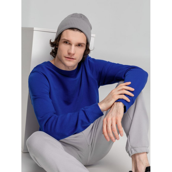 Свитшот унисекс BNC Inspire (Organic), ярко-синий, размер 3XL