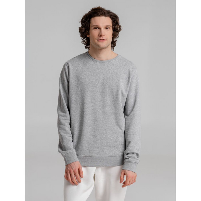 Свитшот унисекс BNC Inspire (Organic), серый меланж, размер XXL