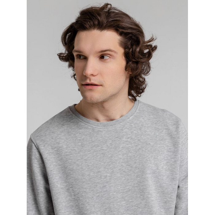 Свитшот унисекс BNC Inspire (Organic), серый меланж, размер XXL
