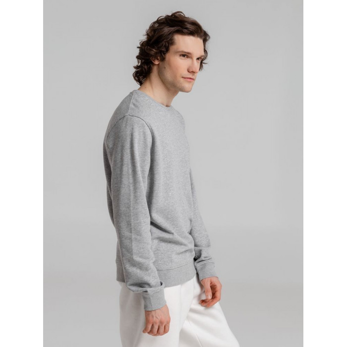 Свитшот унисекс BNC Inspire (Organic), серый меланж, размер XXL