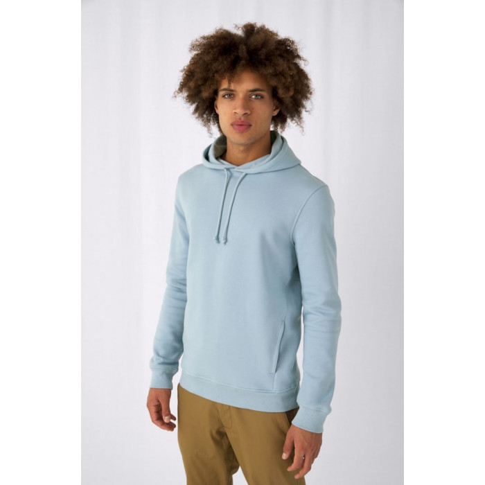 Толстовка с капюшоном унисекс BNC Inspire (Organic), темно-синяя, размер XS